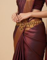 925 Pure Silver Temple Jewelry Odiyanam | Gold Polish