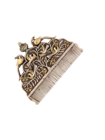 Mirror Polish 925 Silver Comb - Opulent Traditional Design