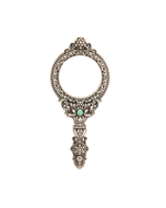 Pure 925 Silver Engraved Hand Mirror - Heirloom Gift