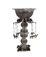 Luxury 925 Silver Hand-Engraved Centerpiece | Premium Housewarming