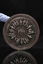 Certified 925 Silver Burmese Frame with Deity Motif | Handcrafted Fine Art