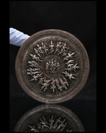 925 Silver Burmese Frame with Deity Motif | Handcrafted Fine Art