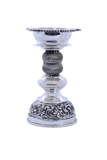 925 Sterling Silver Handcrafted Lakshmi Vilakku (575g) Pair