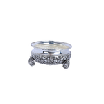 Majestic Nakashi Fruit Stand – Ornate Silver Offering Pedestal (327g, H:2.75" W:5")