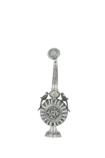 Pure 925 Silver Gulab Dani – 339g Rose Water Sprinkler for Pooja & Décor