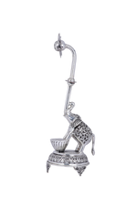 Pure 925 Silver Gulab Dani – 415g Rose Water Sprinkler for Pooja & Décor