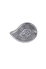 Pure 925 Silver Handcrafted Kumkum Box (Chopda) for Pooja
