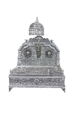 Massive 2407g Silver Aasan for God Idols - Luxury Pooja