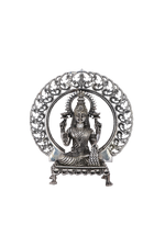 Pure 925 Silver Krishna Lakshmi Idol – 353g
