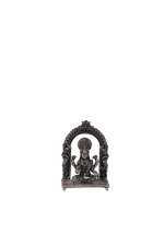 Pure 925 Silver Lakshmi Idol – 63g Throne Goddess Pooja Murti