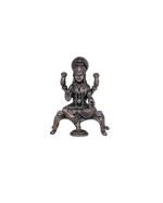 Pure 925 Silver Lakshmi Idol – 45.5g Four-Armed Goddess Murti