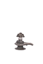 Pure 925 Silver Shiva Lingam with Naga for Pooja Mandir