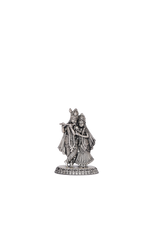 Pure 925 Silver Radha Krishna Idol – 59g Divine Love Pooja Statue