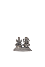 Pure 925 Silver Lakshmi Ganesha for Home & Office Temple