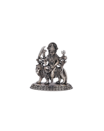 Pure 925 Silver Durga Idol – 57g Lion Ride Pooja Statue