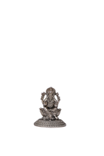 Pure 925 Silver Ganesha Idol – 54g Lotus Base Pooja Statue