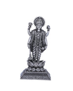 925 Silver Standing Narayana Statue (184g) with Antique Finish