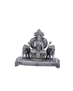 244g Sterling Silver Gajalakshmi for Premium Wedding & Housewarming