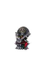 925 Silver Gold Plated Saraswati Idol (144g) Enameled Finish