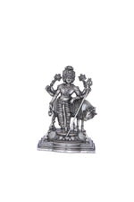 925 Silver Lord Dattatreya Idol (201g) - Handcrafted Antique