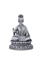 925 Silver Lord Swaminarayan Idol 123g - Handcrafted Antique