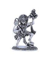 925 Silver Flying Hanuman Statue (187g) for Pooja & Vastu