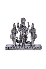 113g Handcrafted 925 Silver Murugan Parivar for Auspicious Gifting