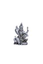 Pure 925 Silver Skanda Murti (46g) with Vel for Home Temple