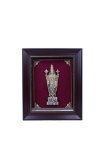 Silver Tirupati Balaji Frame (12x10") 66g Idol Gold Plated Pooja Art