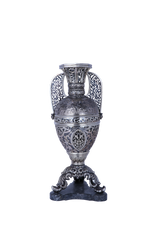 Pure 925 Silver Grand Flower Urn (2553g) for Luxury Decor