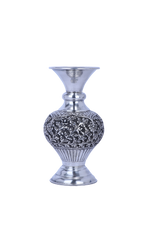 Flower Vase for Home Temple Pooja 334g Pure 925 Silver Handcrafted