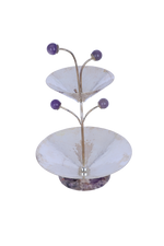 Handcrafted 483g Silver Two-Level Centerpiece