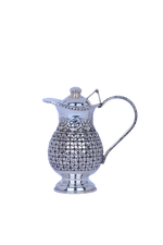 Pure 925 Silver Dining Pitcher (239g) - Antique Finish with Lid