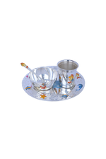 Luxurious 925 Silver Baby Dining Set - Heirloom Quality (4 Piece)