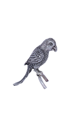 Pure 925 Silver Elephant Statue (115g) - Lucky Trunk-Up Enduring Decor