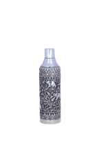 Pure 925 Sterling Silver Decorative Bottle for Rituals & Gifting (2.4" W)