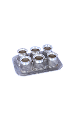Heavy 925 Silver Glass Set with Tray - Premium Formal Gifting