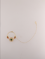 Pure Silver Nath for Bride | Artisan Hammered Finish Jewelry