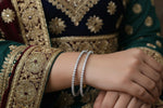 Pure Sterling Silver Auspicious Bangle for Wedding & Fidelity