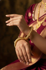 925 Silver Bangle - Substance & Luminescence Finish