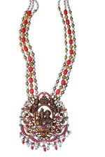 Heavy 925 Silver Temple Jewelry - Auspicious Festive Wear