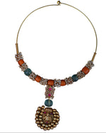 Heirloom Pure 925 Silver Long Necklace – Intricate Artistry