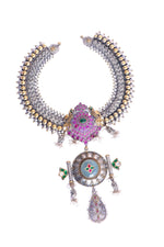 Pure 925 Silver Necklace - Intricate Nakshi Enduring Festive Wear