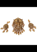 Pure 925 Silver Pendant Set - Traditional Design Festive Wear