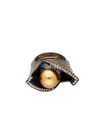 925 Silver Thick Band Ring for Modern fashion Wear