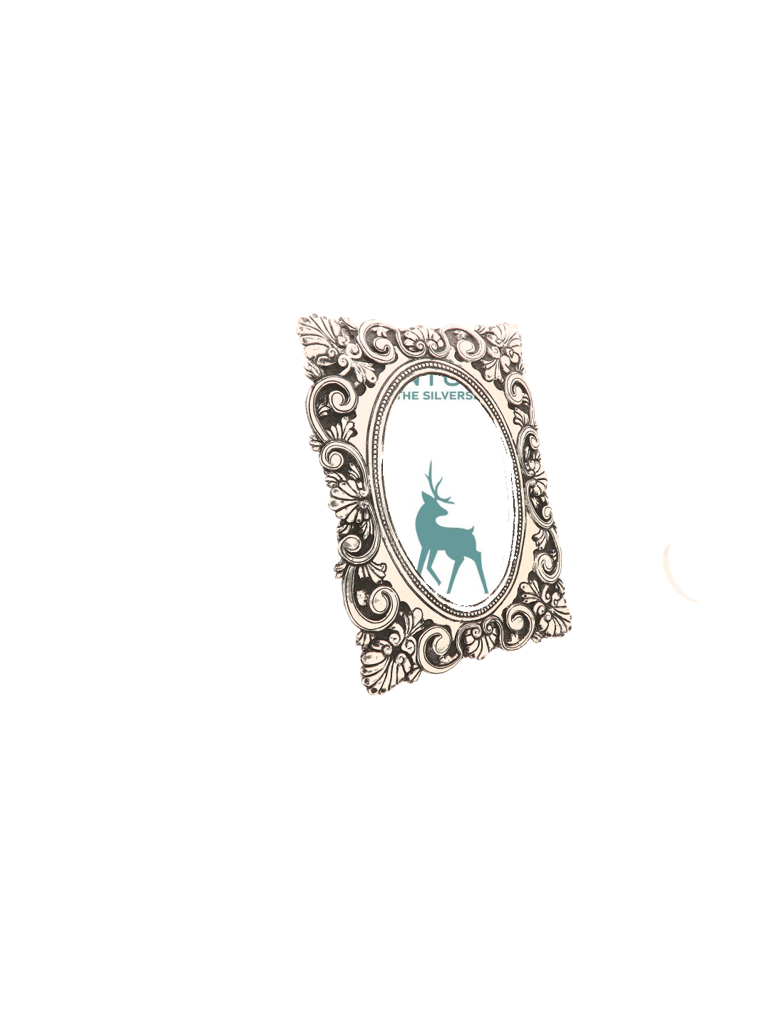 Hand-Beaten 925 Silver Photo Frame - Contemporary Minimalist Design