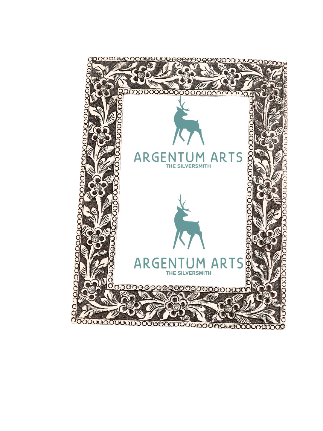 Mirror Polish 925 Silver Photo Frame - Opulent Home Decor Accent