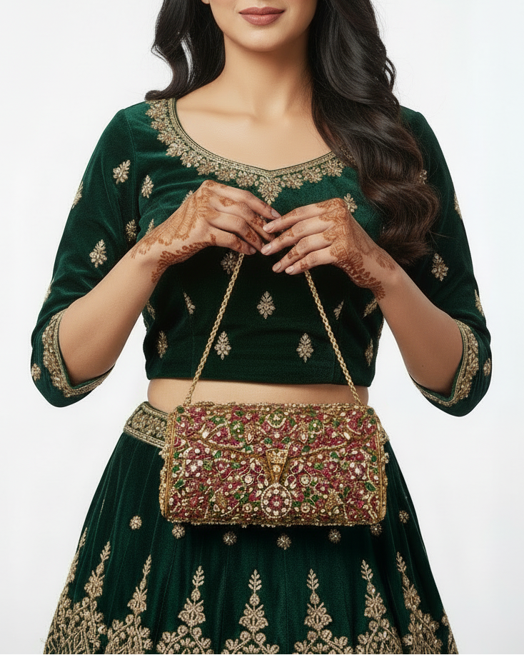 Artisan 925 Silver Purse for Weddings | High-Value Traditional Accessory