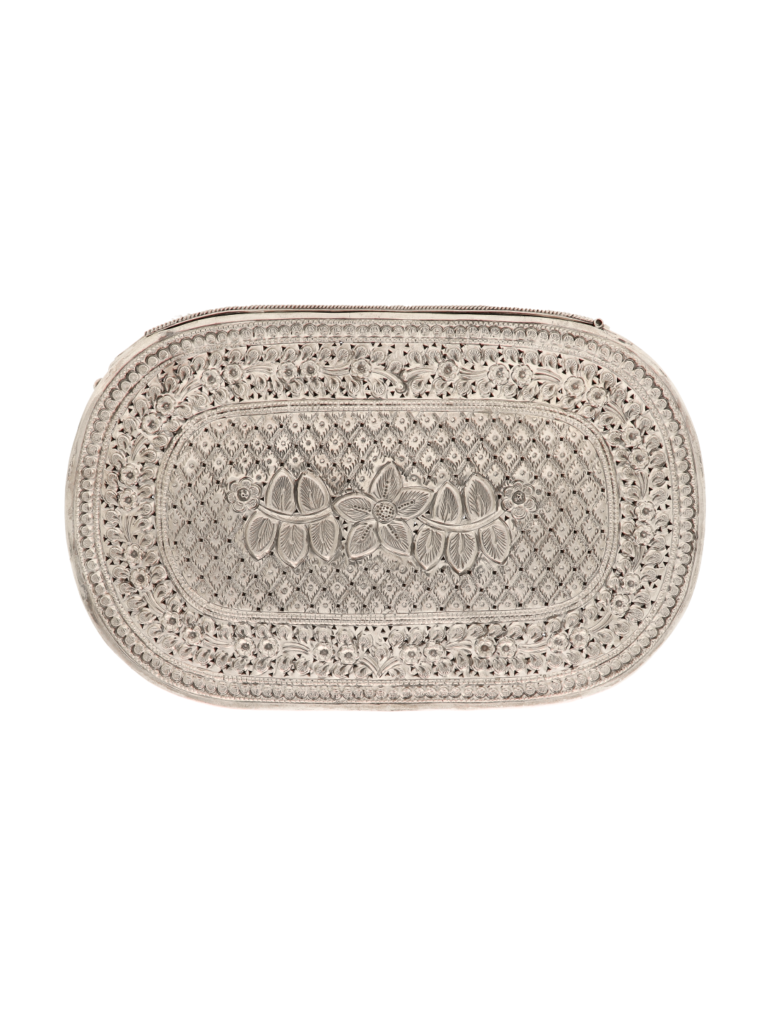 Luxury Mirror Polish 925 Silver Purse - Opulent Wedding