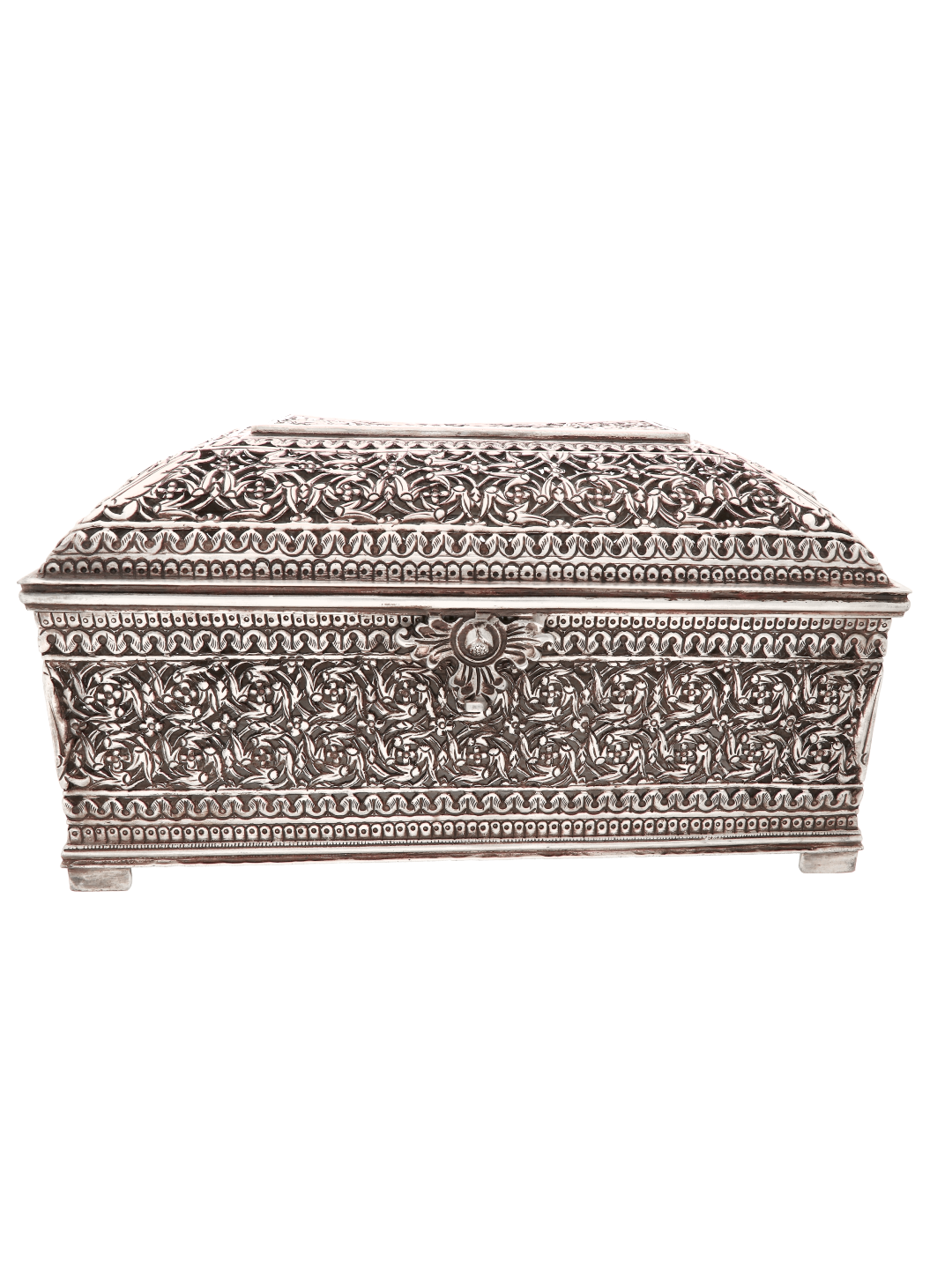 Luxury 925 Silver Filigree Paan Daan - Traditional Artifact